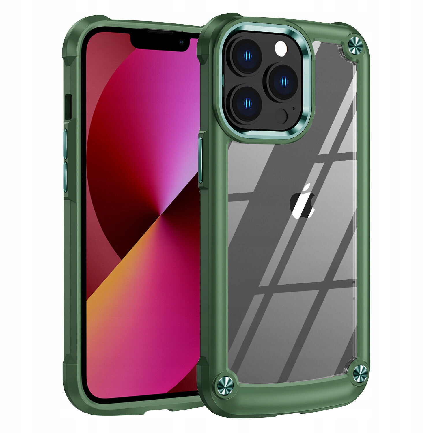 

Etui Case Do Iphone 13 Pro Obudowa Zielony