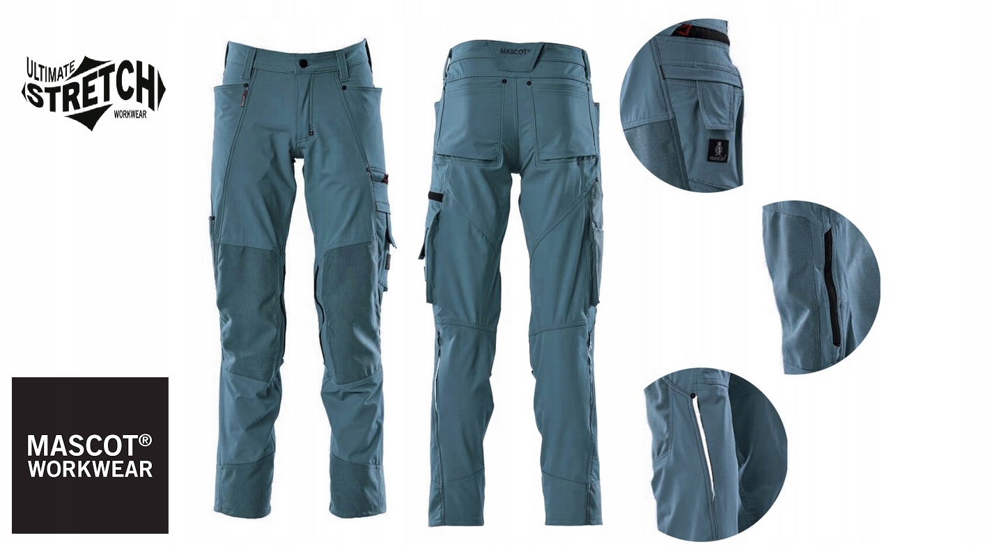 Spodnie Mascot Advanced Limited Edition Ultimate Stretch Petrol R.48