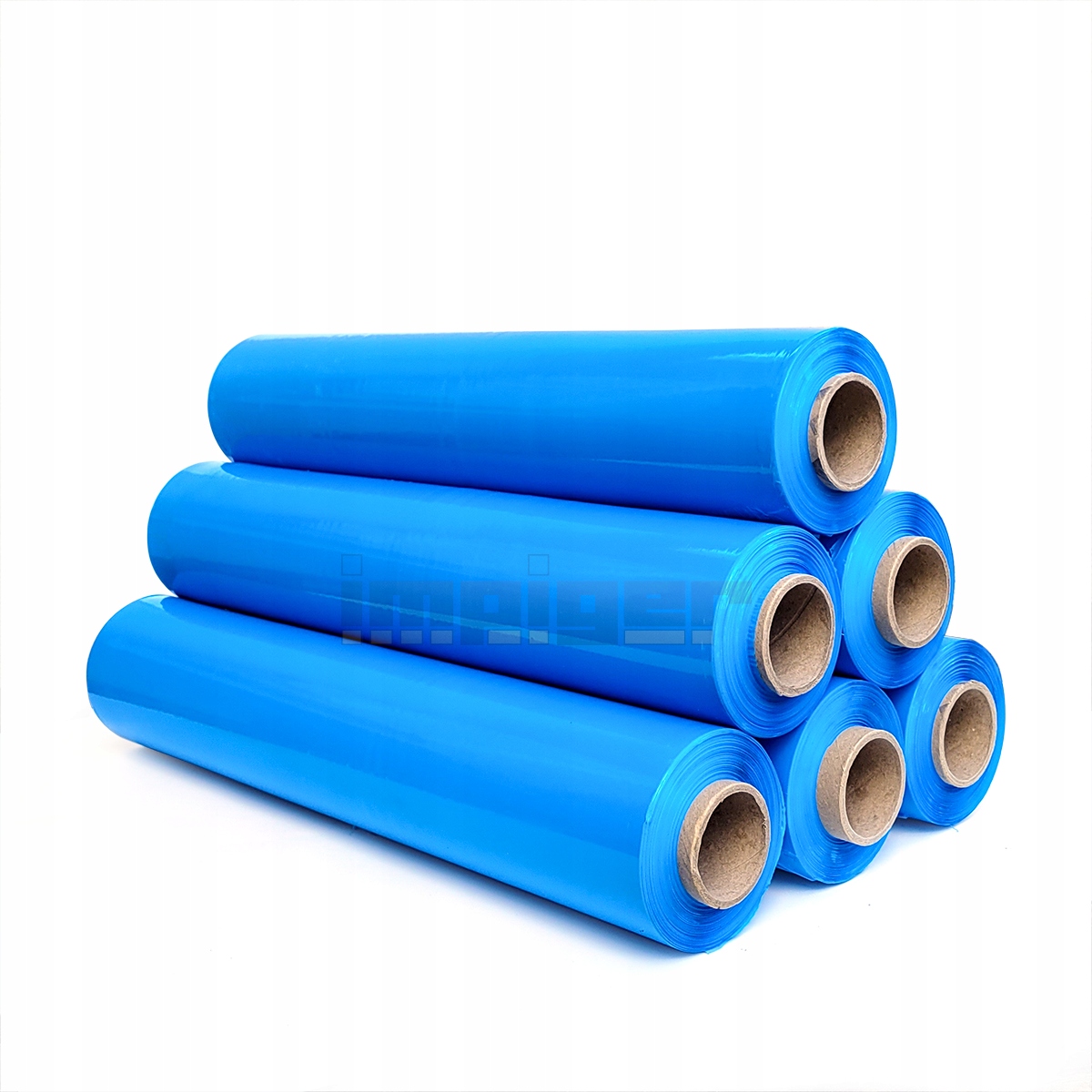 10x SUPER Folia STRETCH NIEBIESKI 3kg 50cm STRECZ