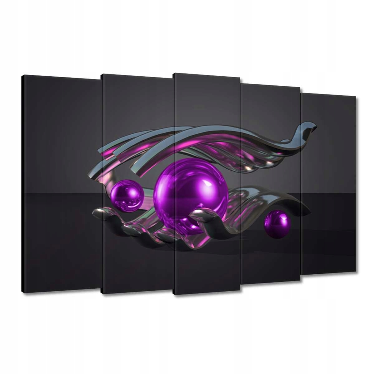 Obrazy 150x95 Fialové koule
