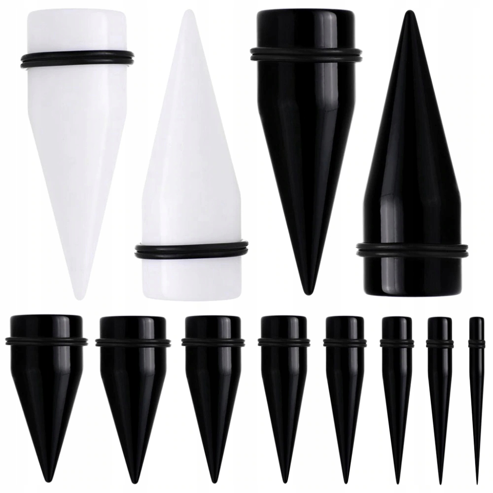 TAPER AKRYLOWY CZARNY 28 mm Marka Inna marka