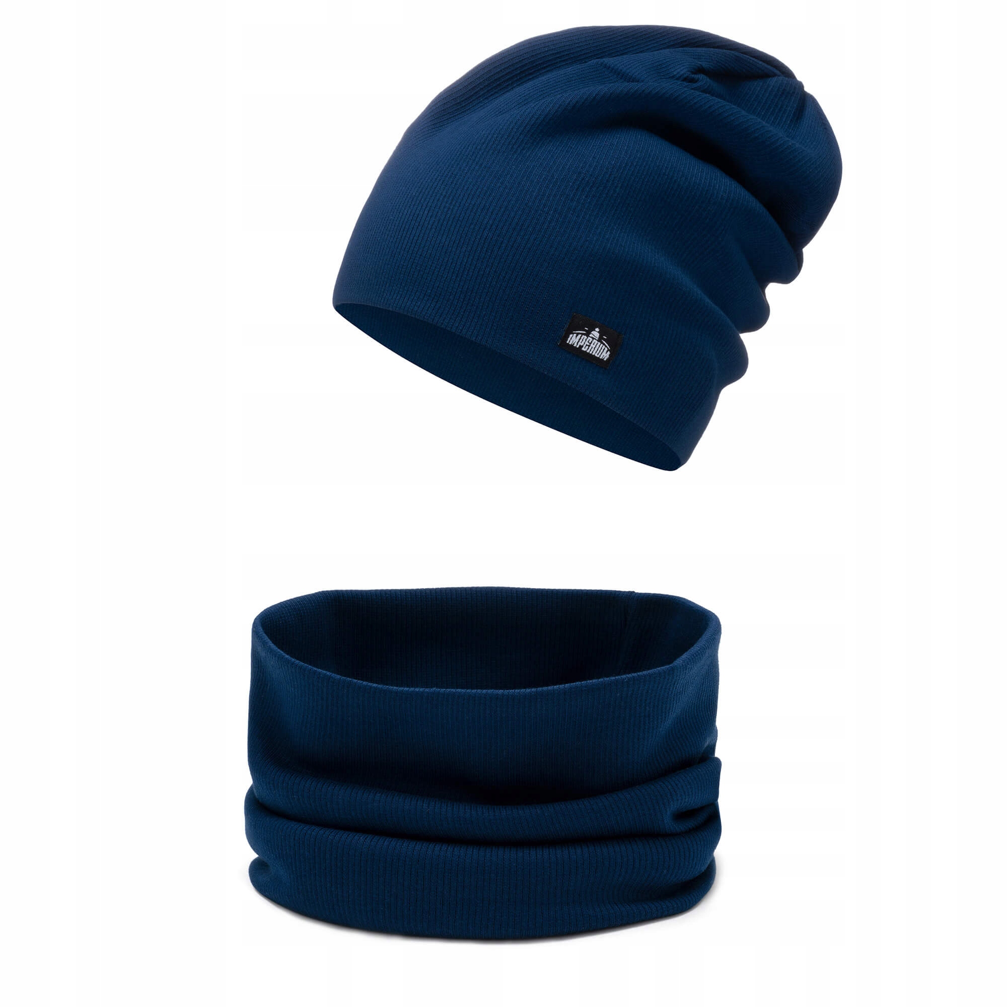 

Czapka beanie + komin komplet Jesień Zima Kolory