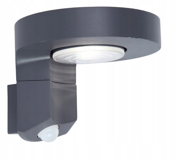 Fasádna lampa Diso s Led snímačom pohybu 2 W, šedá, Lutec