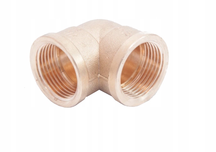 

Kolano Mosiężne Mufowe 1" Cal Ww DN25