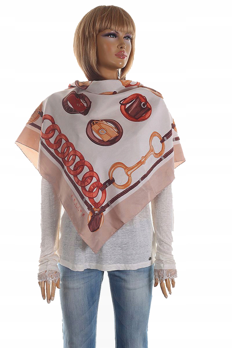 B-5005 CELINE PARIS DUŻA CHUSTA JEDWAB BAJECZNA SILK Rodzaj chusta