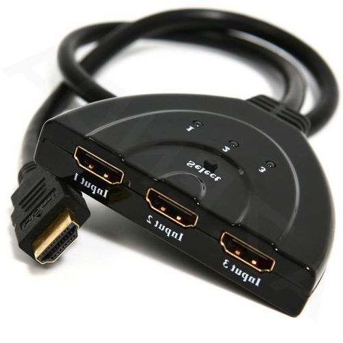 

Przełącznik Hdmi 3-1 Z Wbudowanym Kablem