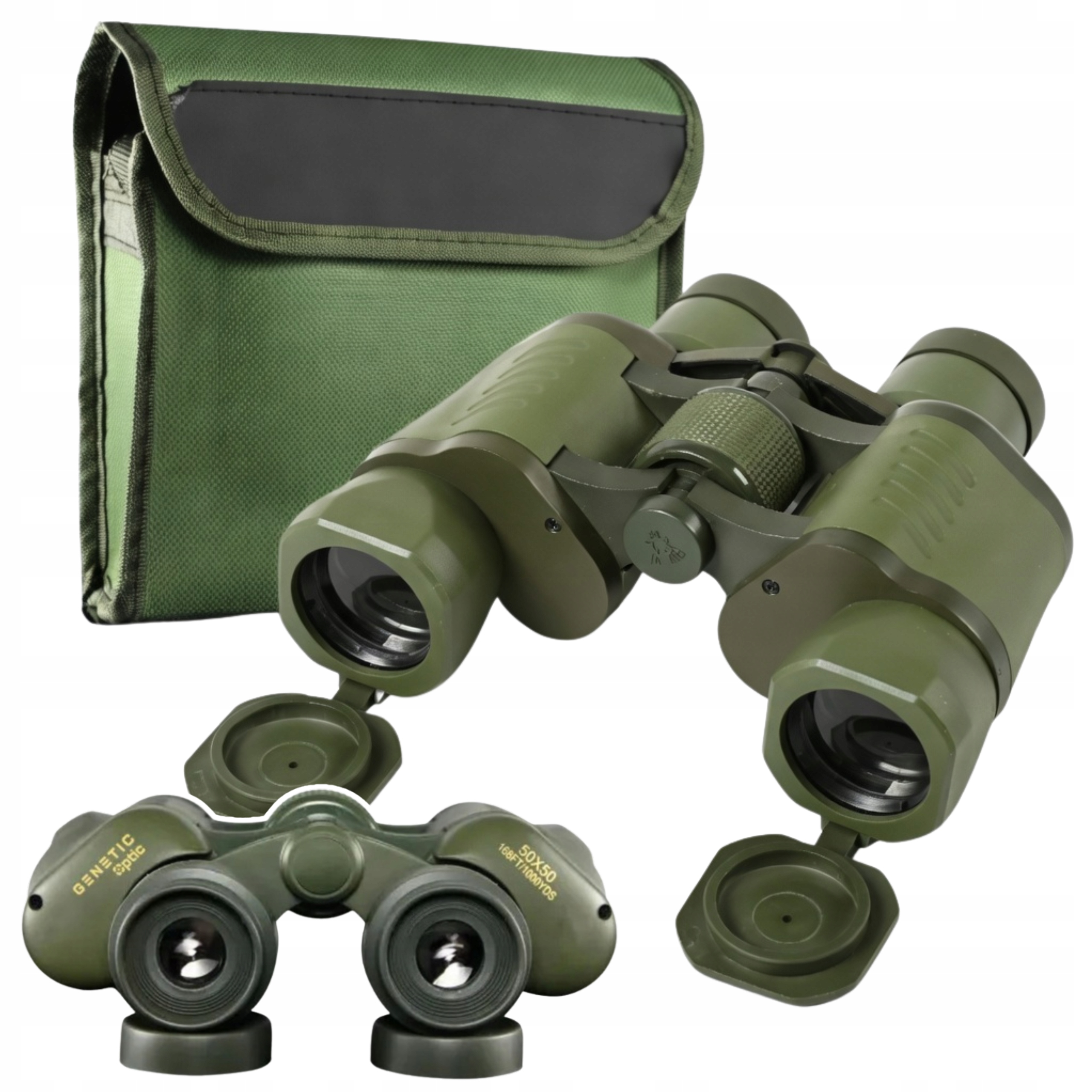 Lornetka Wojskowa Myśliwska Turystyczna Taktyczna Zoom 50×50 Hd Zestaw