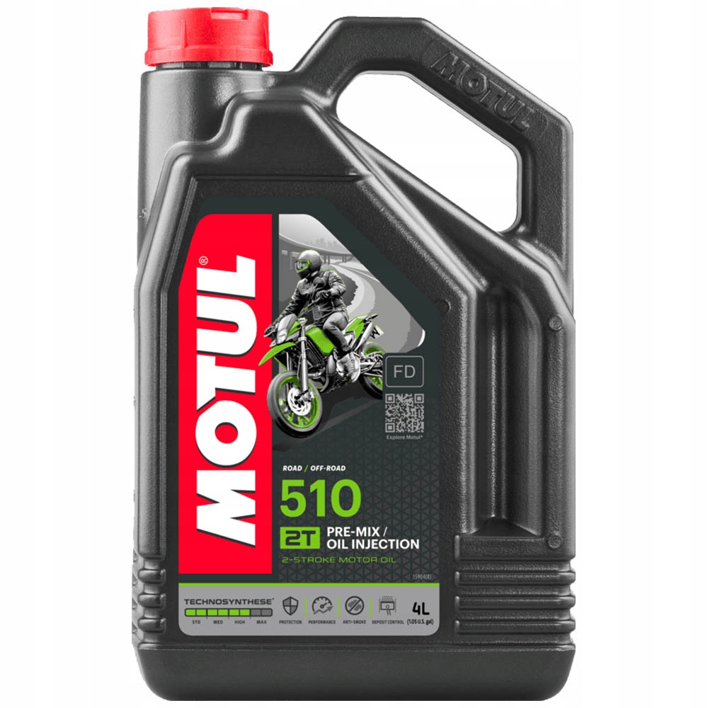 Motul 510 2T 4L -półsyntetyczny motocyklowy olej do mieszanki 2T do dwusuwa