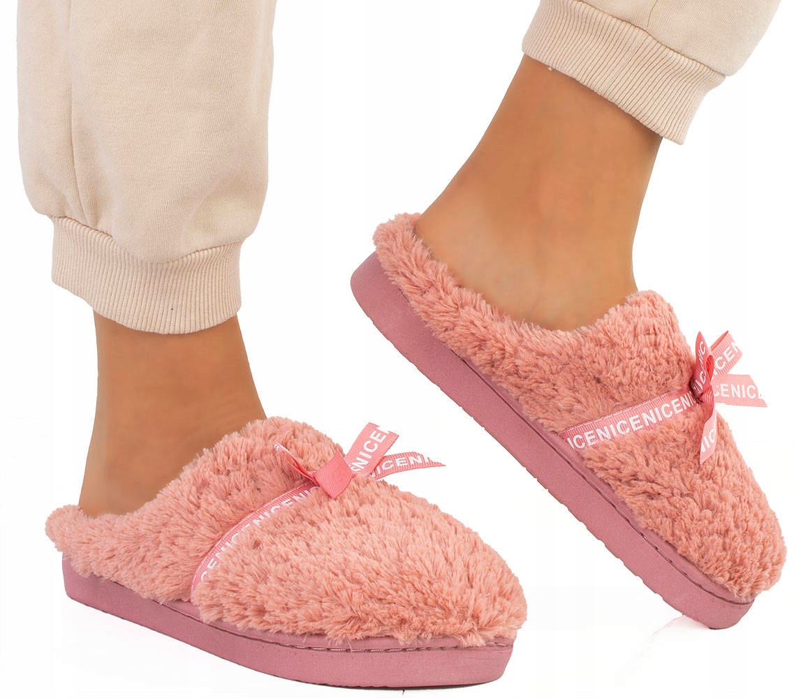 

Kapcie Domowe Klapki Ocieplane Damskie 38