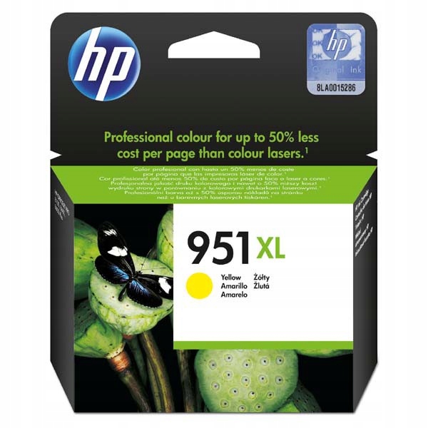 Tusz Hp 951xl žltý Officejet Pro 251DW, Pro 276DW, Pro 8100
