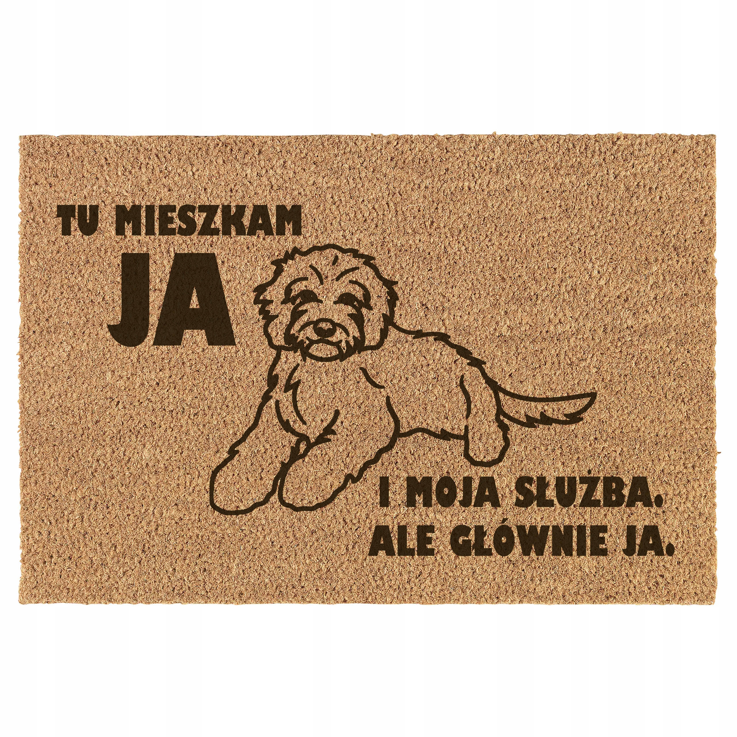 

Wycieraczka do domu pod drzwi Z Psem Pies