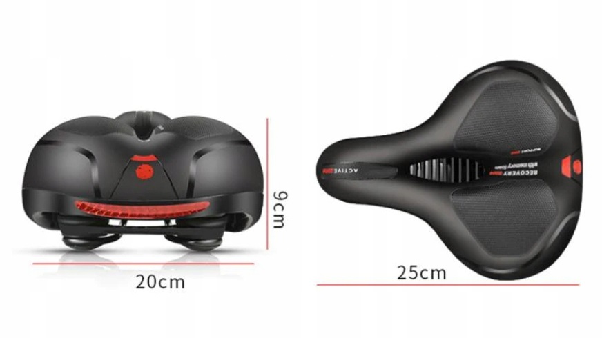 ŻELOWE SIODEŁKO ROWEROWE WYGODNE PIANKA SZEROKIE Model ŻELOWE SIODEŁKO ROWEROWE WYGODNE SZEROKIE PIANKA