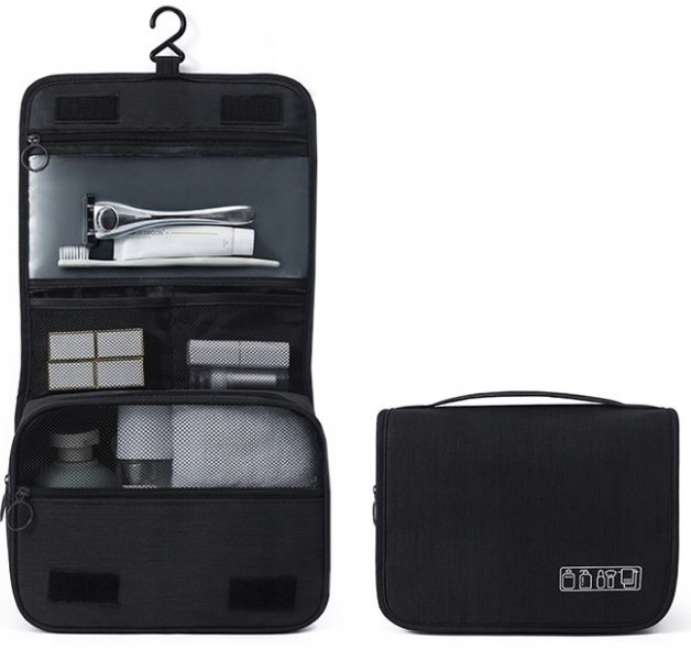 

Kosmetyczka Podróżna Męska Pojemna Wisząca Torba