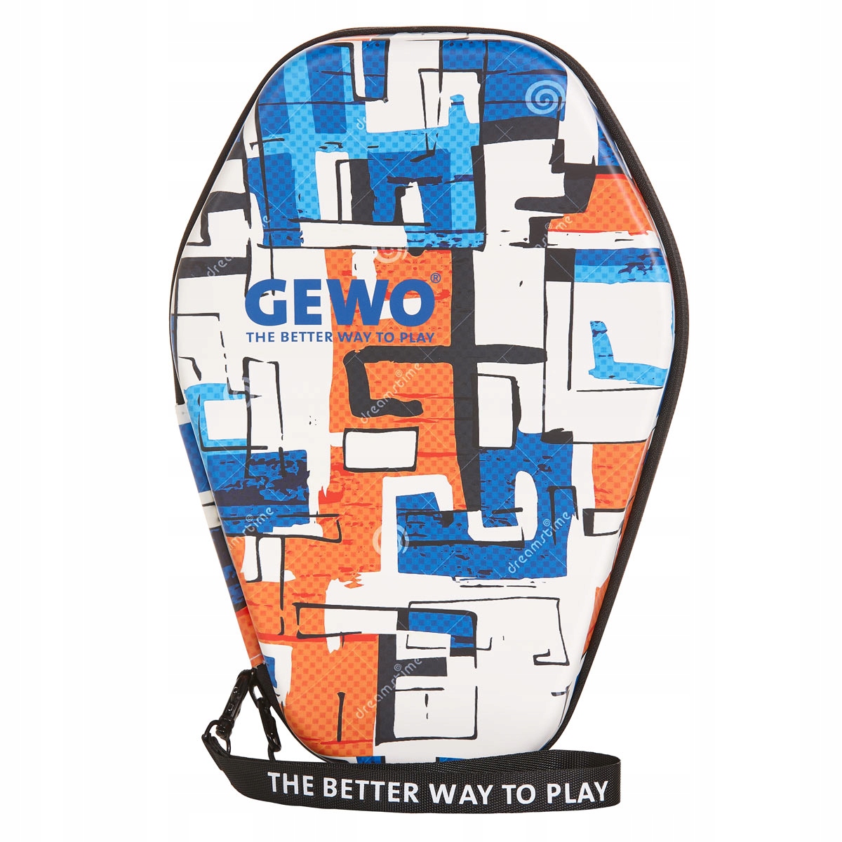 Pokrowiec Na Rakietkę Do Tenisa Stołowego Twardy Wzór Gewo Graffiti 2