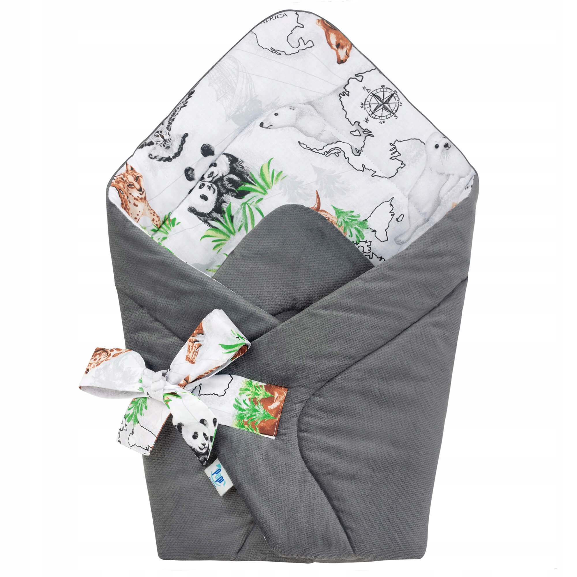 PEPI ROŻEK NIEMOWLĘCY VELVET BAWEŁNA OTULACZ BECIK