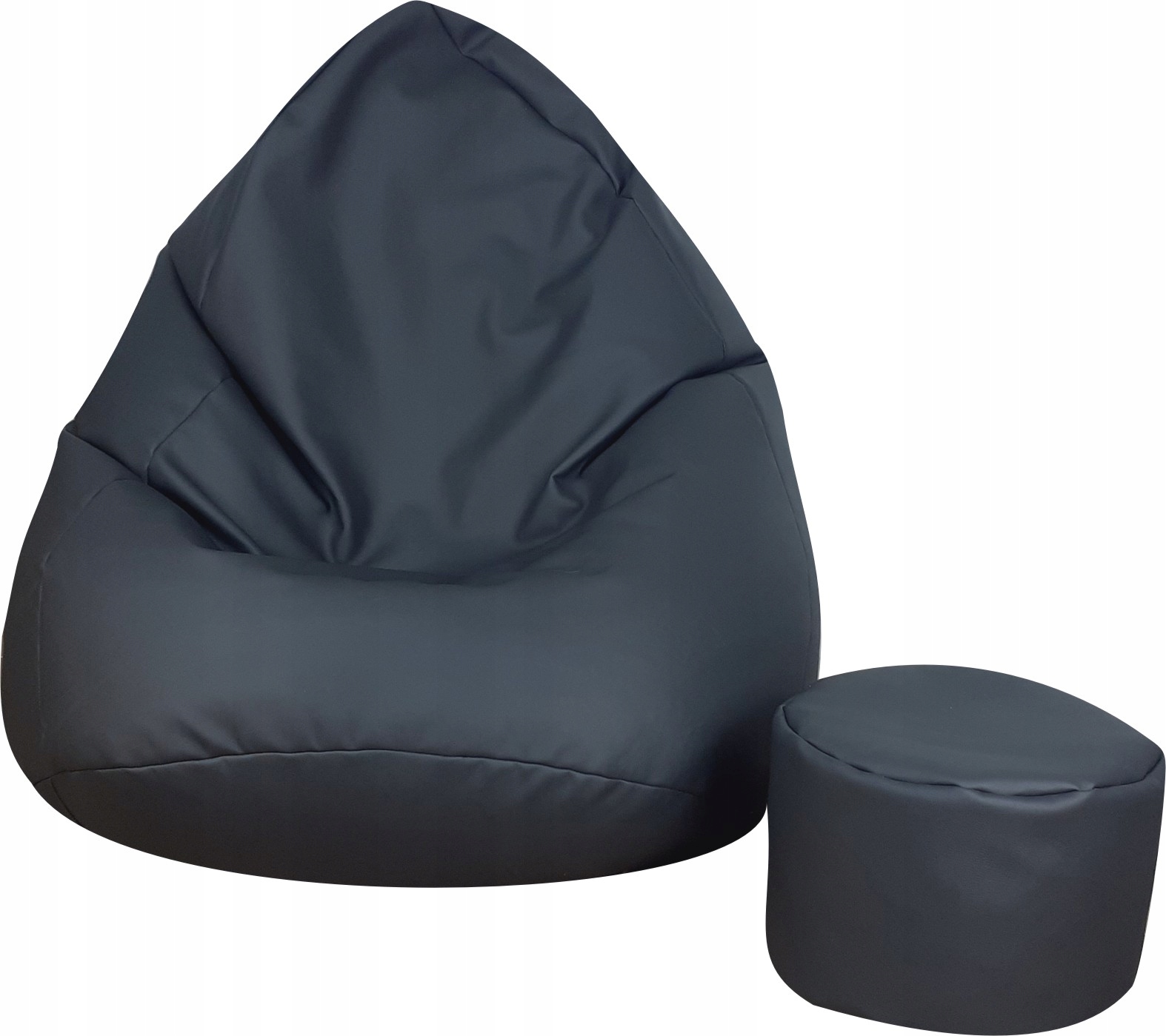 

Pufa Worek Maxi Fotel Sako Antracyt Xxxxl+podnóżek