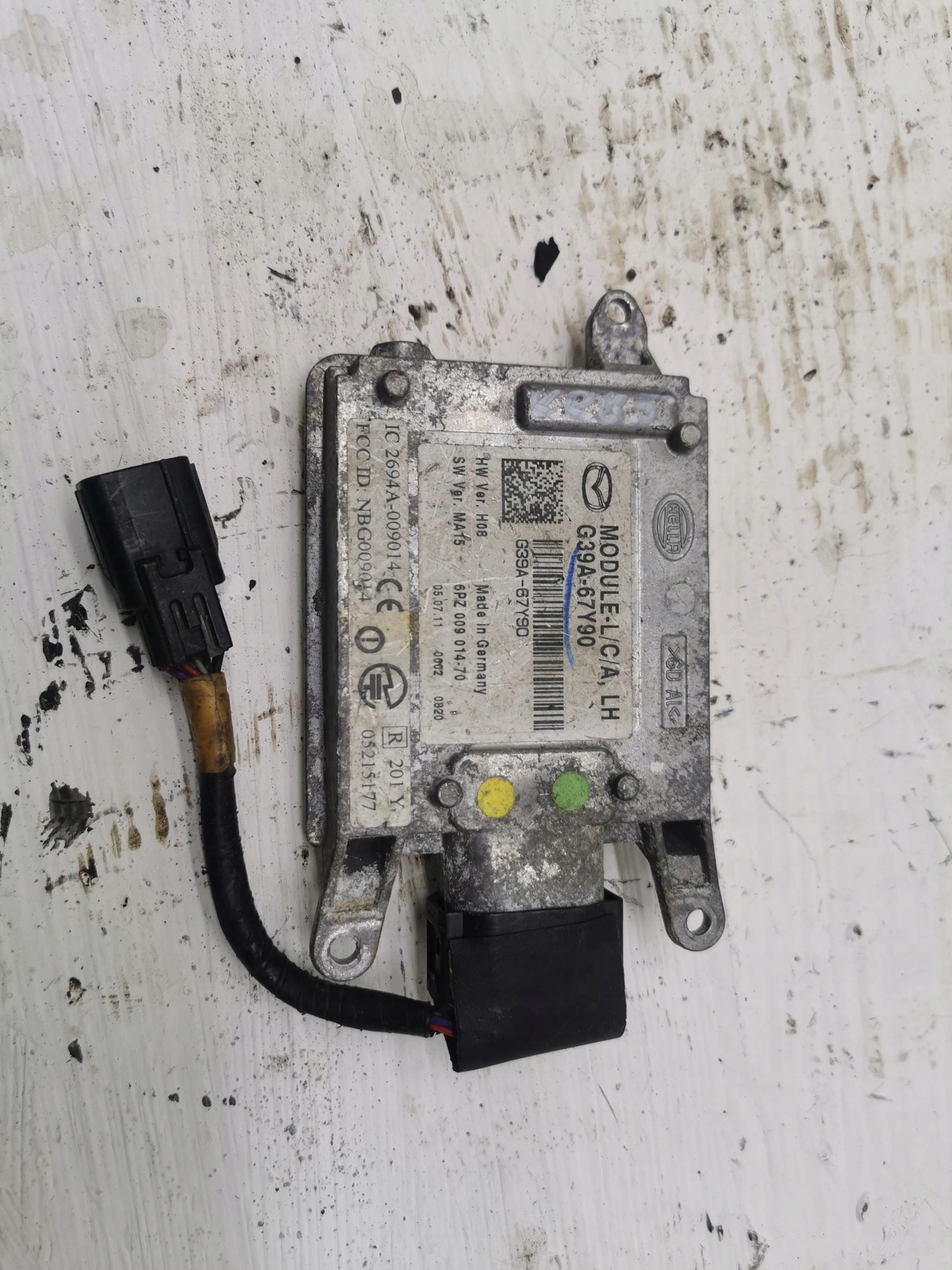 sensor MARTWEGO POLA left MAZDA 6 III GJ 12-18