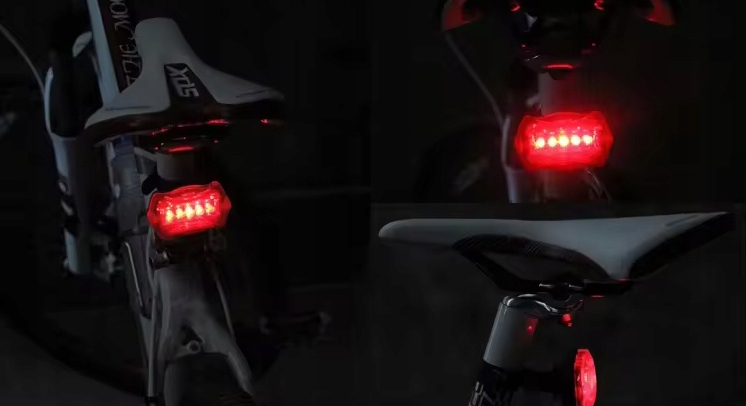 ZESTAW LAMPEK ROWEROWYCH LED PRZÓD I TYŁ DO ROWERU + USB LAMPKI ROWEROWE Liczba trybów świecenia 2