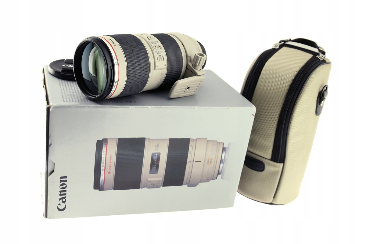 Canon 70-200 mm L IS USM II f/2,8 idealny jak nowy