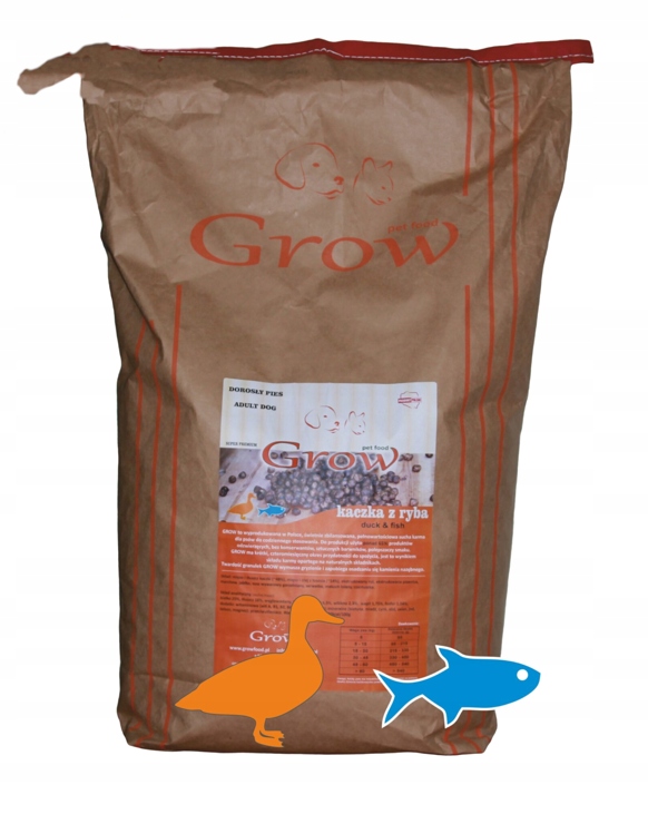 Grow karma Kaczka Z Rybą Adult S/m 14KG