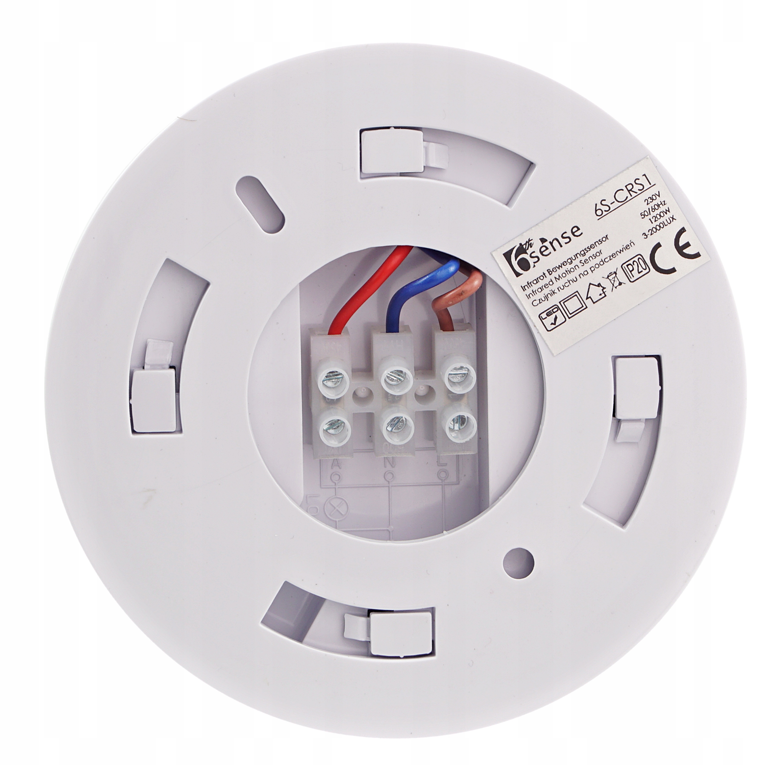 CZUJNIK RUCHU SUFITOWY NATYNKOWY ŚCIENNY PIR LED SENSOR CZUJKA Marka 6th-SENSE