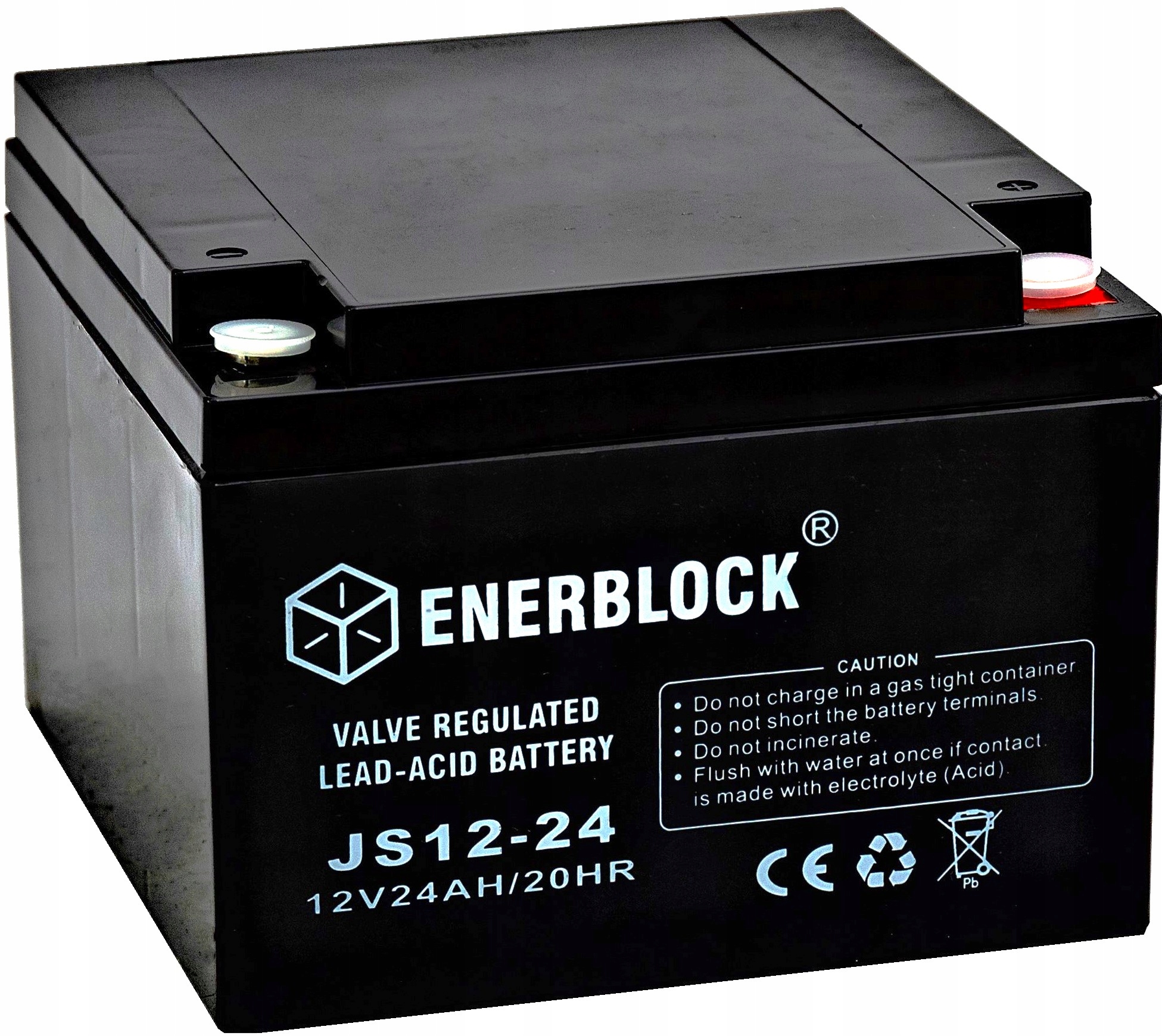Akumulátor Agm Enerblock JS12-24 12V 24Ah