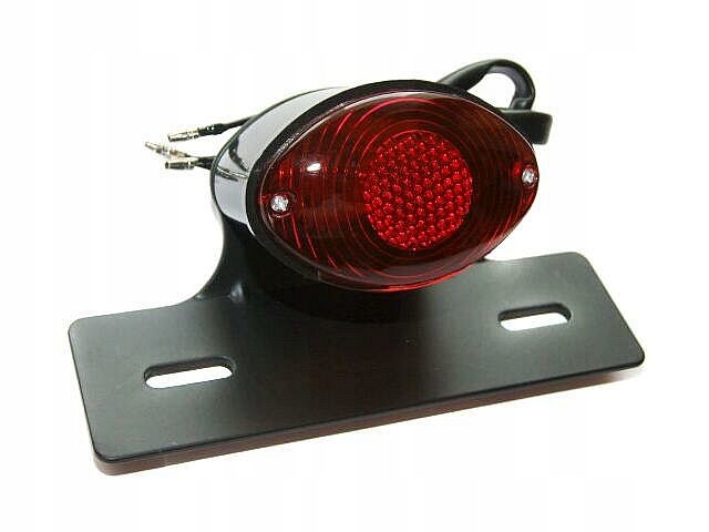 LA-262 - ЗАДНИЙ ФОНАРЬ ЗАДНИЙ КРАСНЫЙ С ОСНОВАНИЕМ ПЛАСТИНЫ ЧЕРНЫЙ