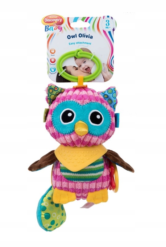 ZAWIESZKA SÓWKA SOWA OLIVIA PINK 80157 Balibazoo Marka Balibazoo