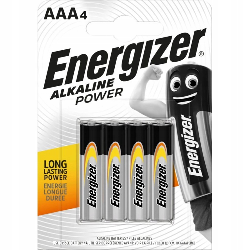 

Bateria Energizer Aaa LR03 Komplet -4SZT Alkaiczne
