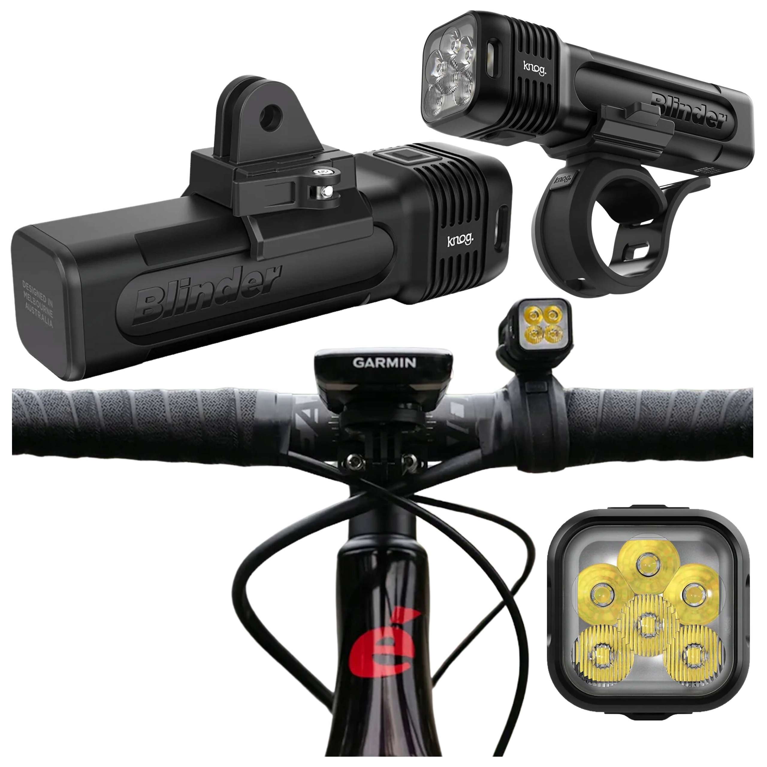 Přední světlo na kolo Knog Blinder 1300 Přední