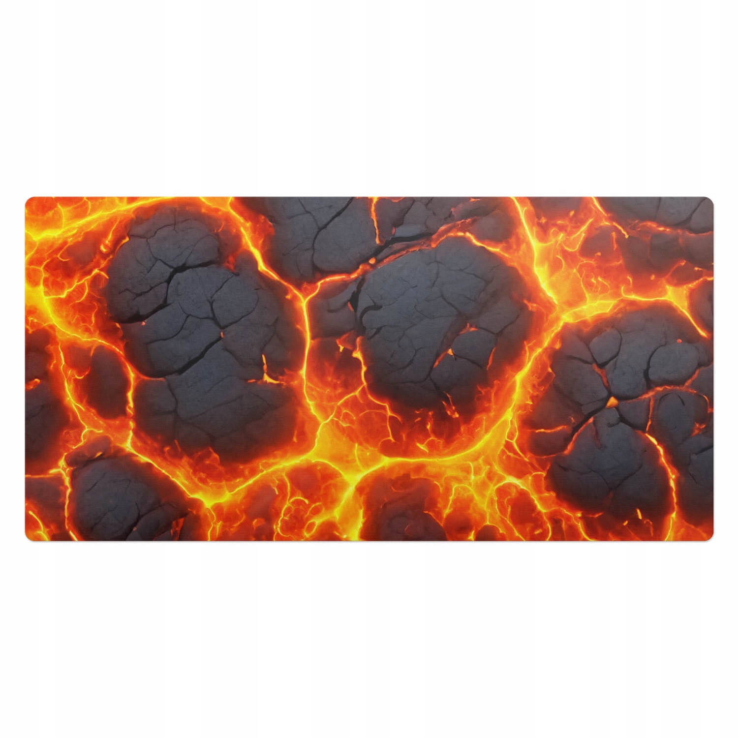 Ochranná podložka na stůl s potiskem Vzory lávových spár 100 x 50 cm