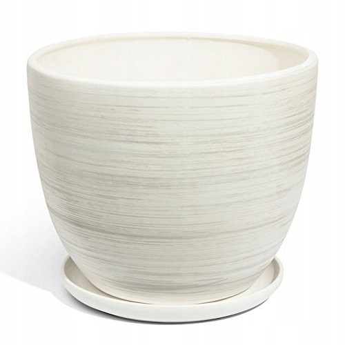 

Doniczka Ceramiczna Baryłka 4 Jasny beton 22x17 cm