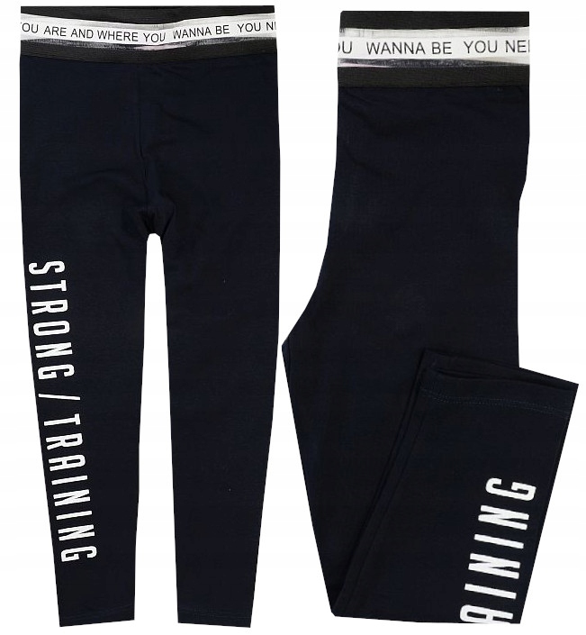 

Legginsy Getry Rybaczki Fitness granat 176 J143C