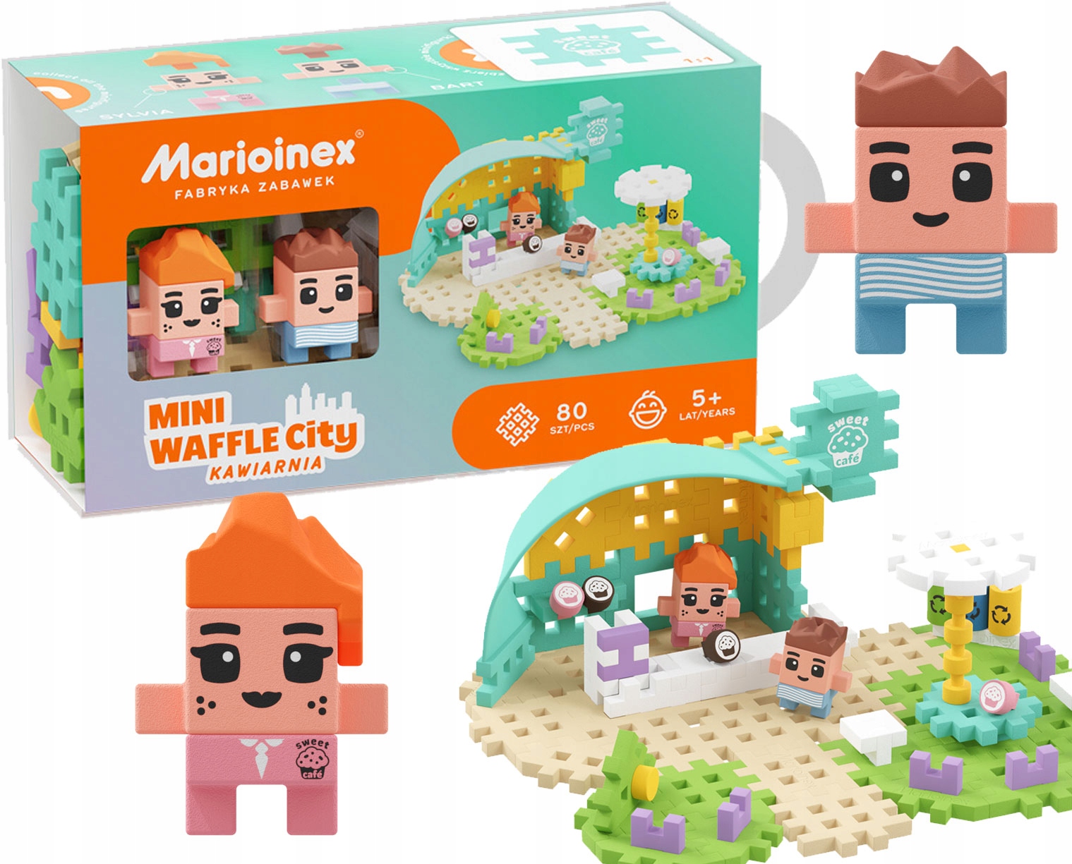 

Mini Wafle Klocki Kawiarnia 80 El Marioinex City