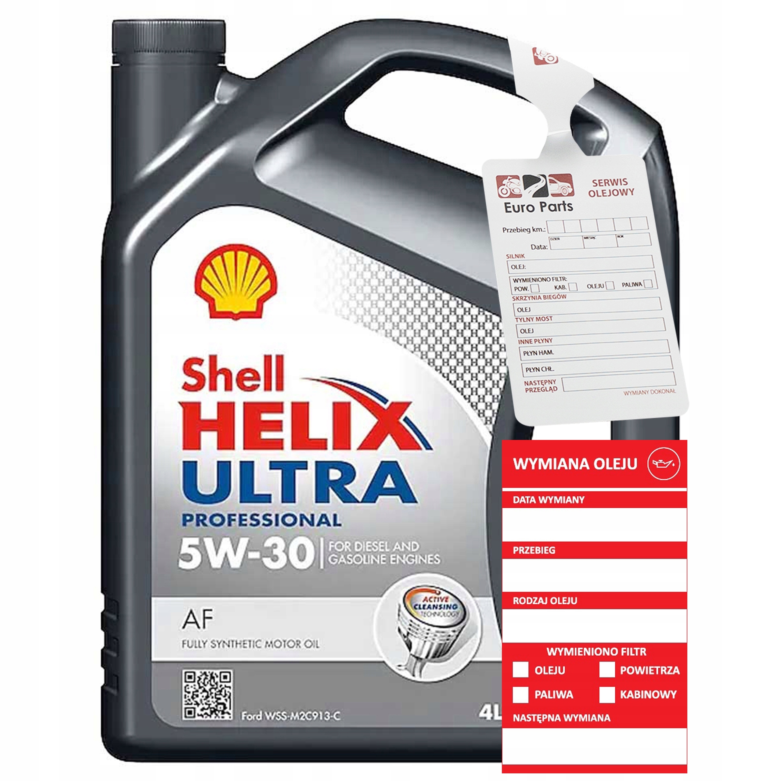 Olej silnikowy Shell Helix Ultra Professional 5W30 Af 4L zawieszka