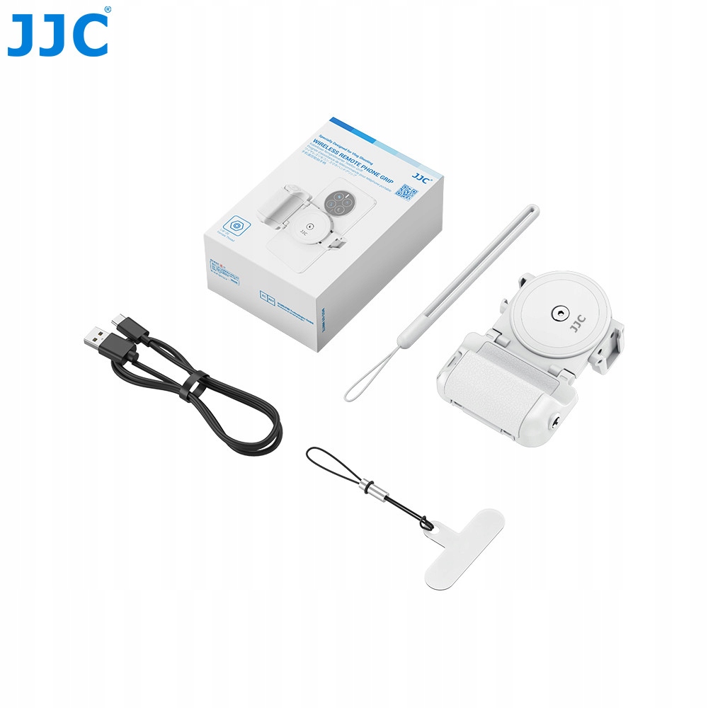 Jjc MSG-U1 White Bezdrátový dálkový držák telefonu, bílí, Phone Grip