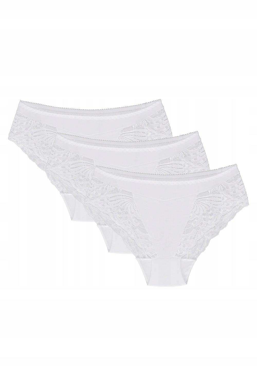 Wol-Bar Eco-Zo 3-pack bílý set Kalhotky Kalhotky XL