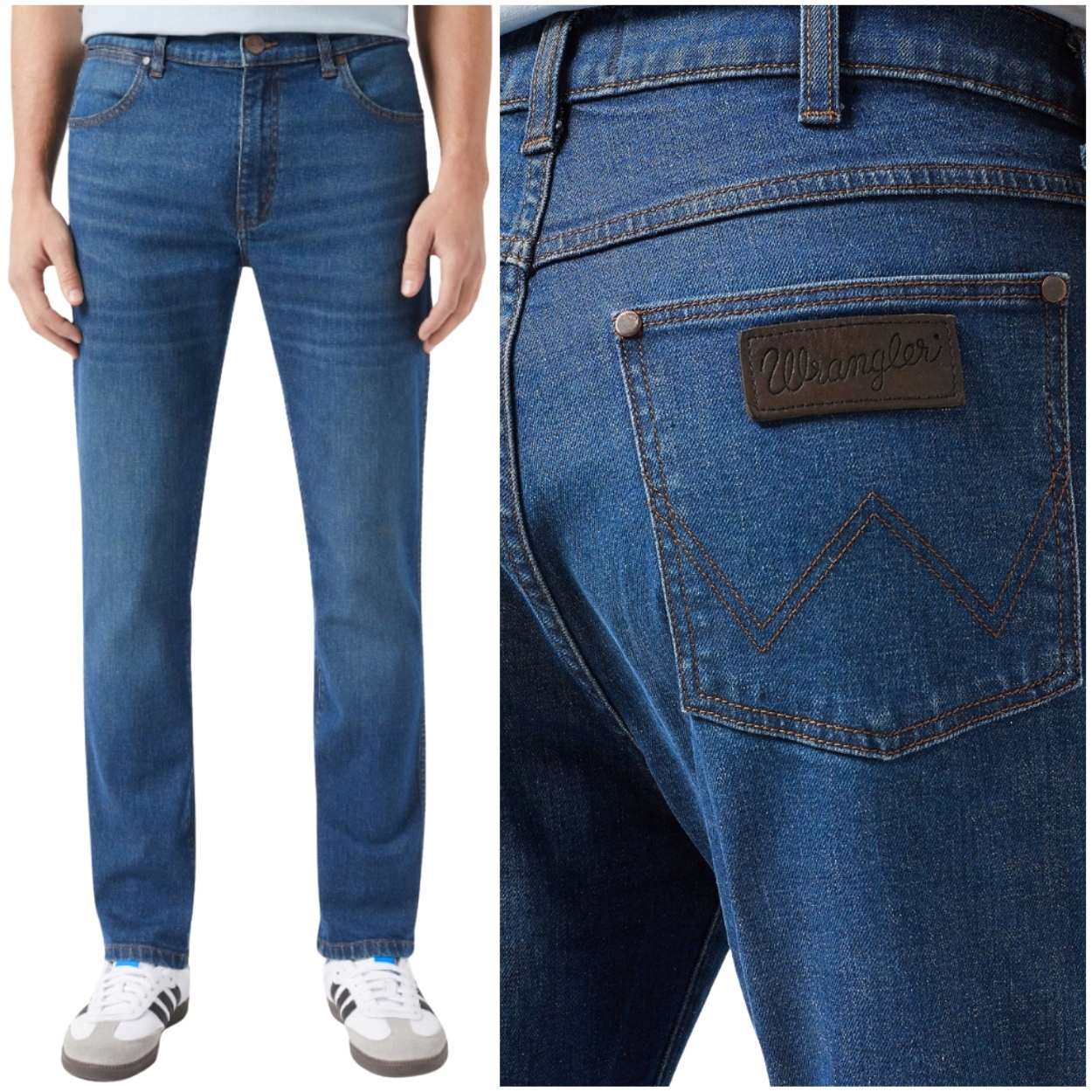 Wrangler Larston slim Desire Džíny přiléhavé džínové kalhoty W38 L34