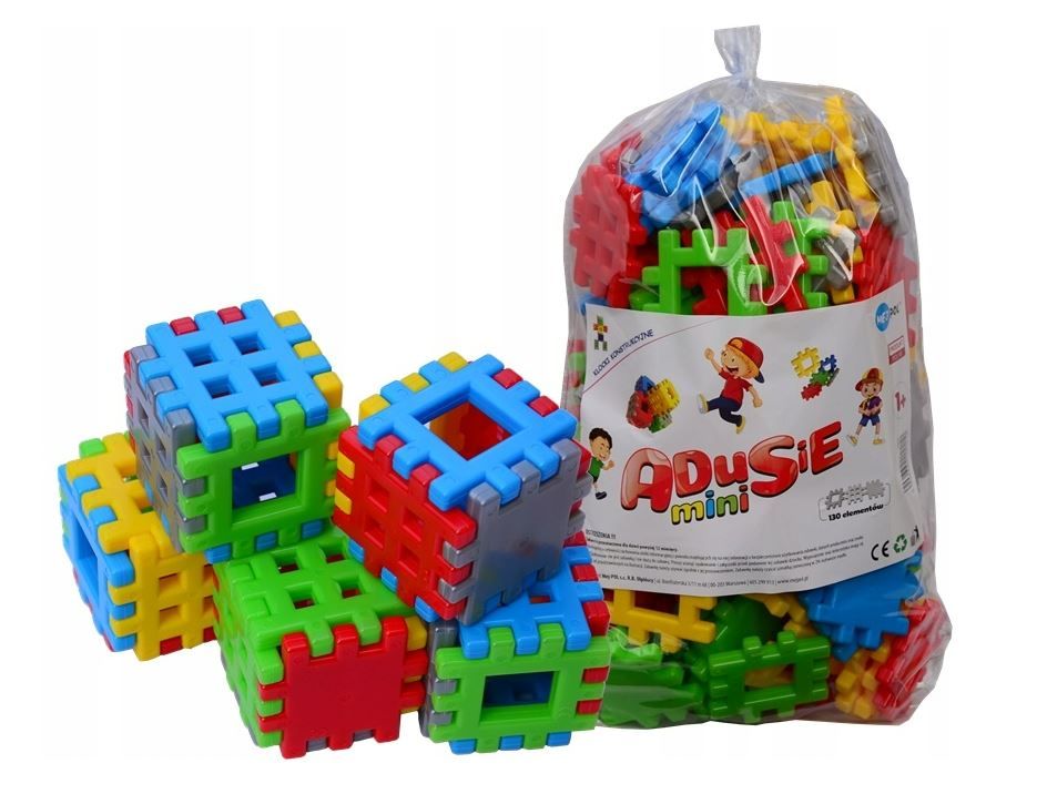 

Klocki Konstrukcyjne Wafle Mini Adusie 130 el.
