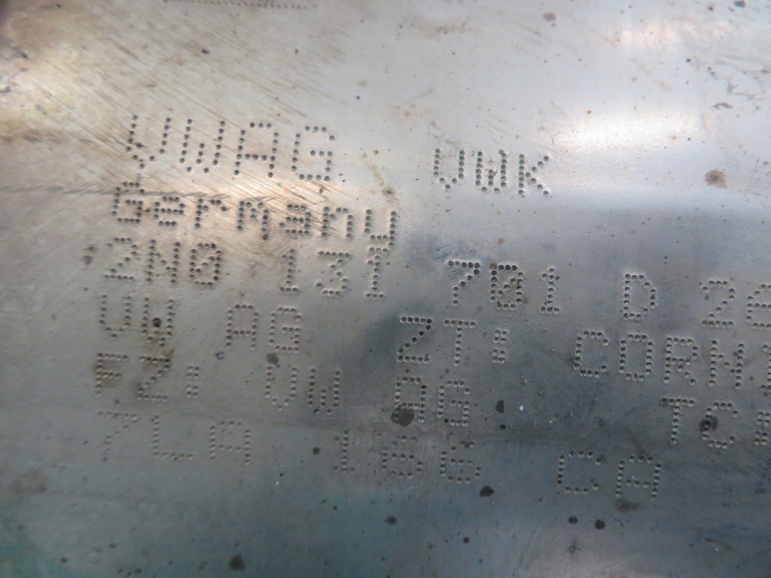 catalyst muffler, exhaust VOLKSWAGEN CRAFTER 22R