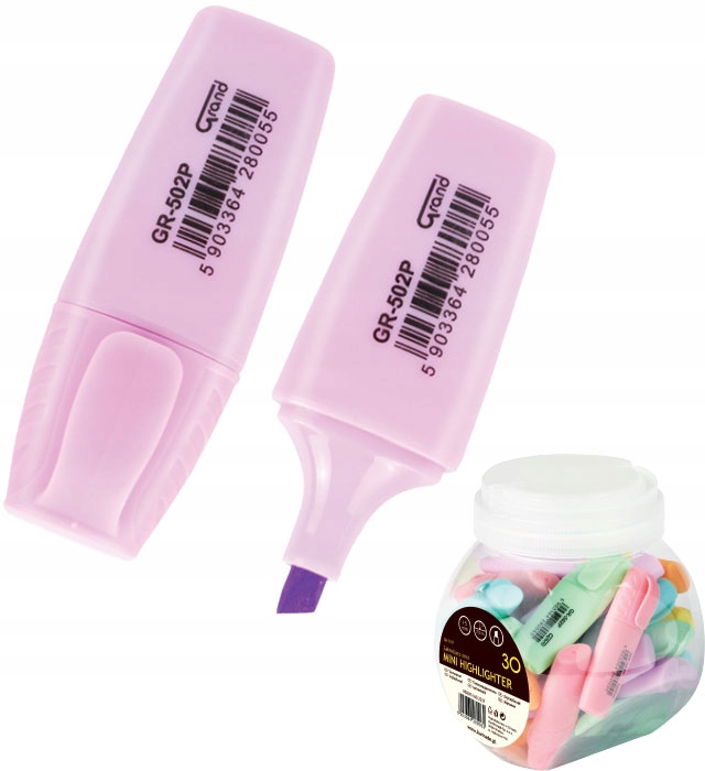 ZAKREŚLACZ PASTELOWY 1SZT POMARAŃCZOWY GRAND Marka Grand