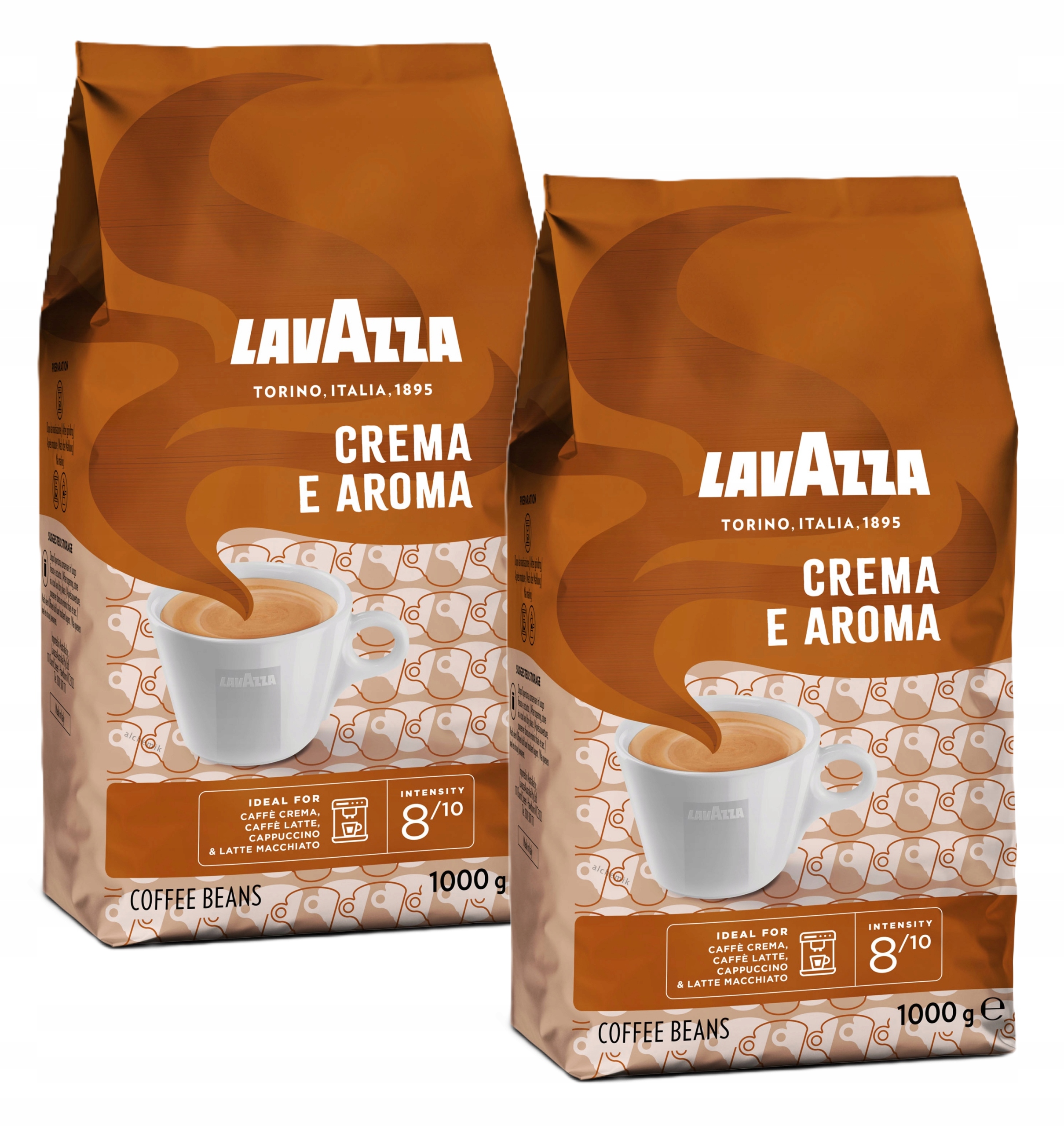 Kawa ziarnista mieszana Lavazza Crema e Aroma 2x1kg