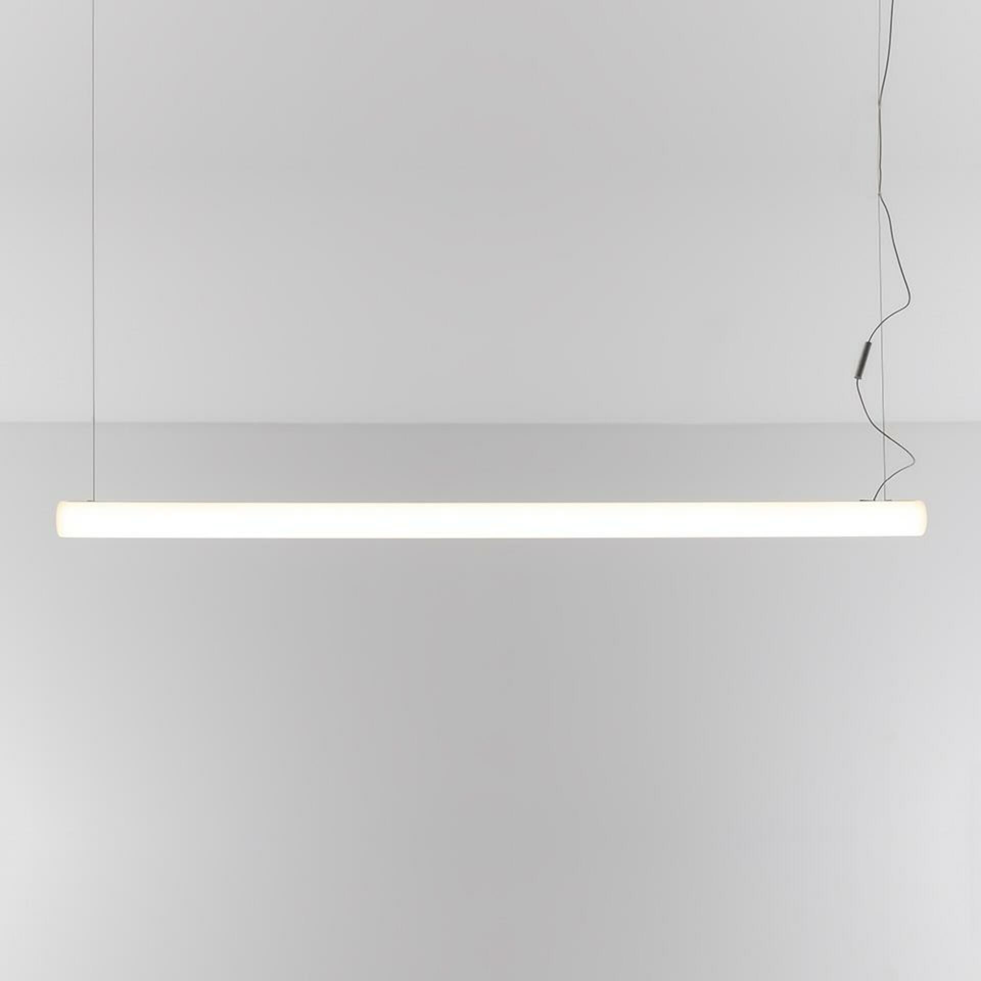 Artemide Alphabet of Light Lineárne 120 závesné svietidlo Bluetooth biela