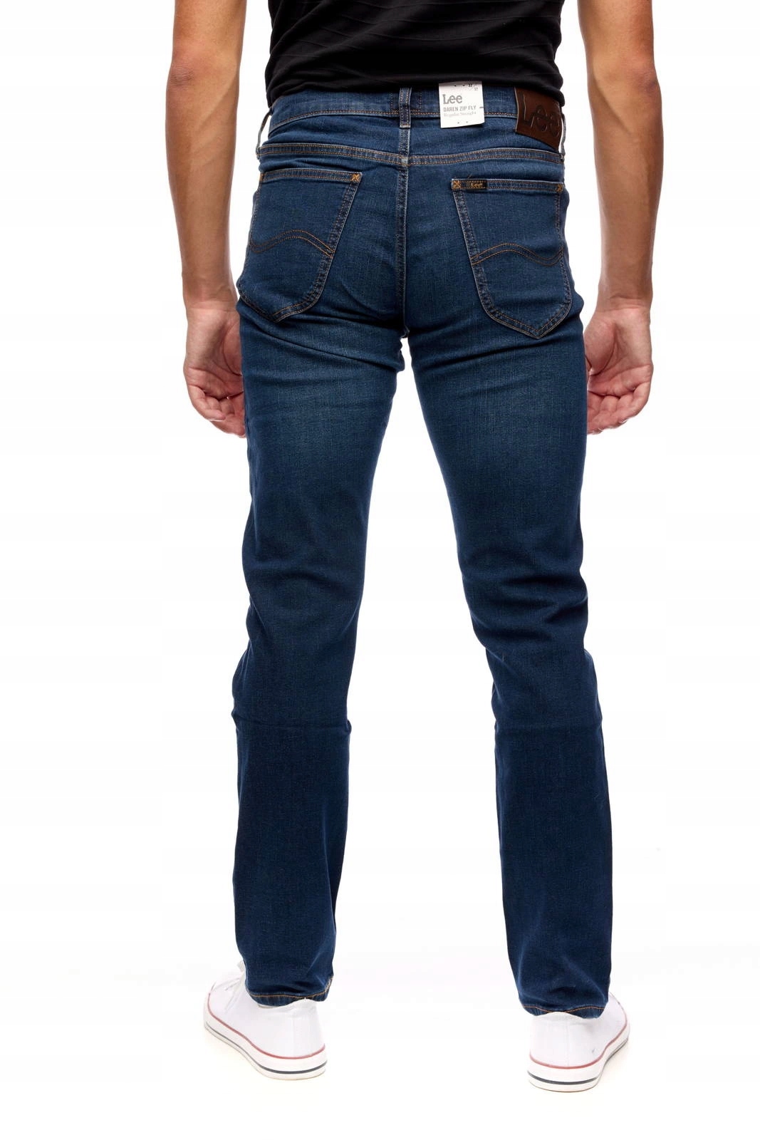 Pánské jednoduché džíny Lee Daren Zip Dark Worn L707SQXP 38/30