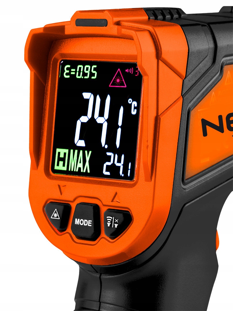 NEO PIROMETR MIERNIK TEMPERATUR zakres -50 do +880st 75-276 Marka Neo Tools