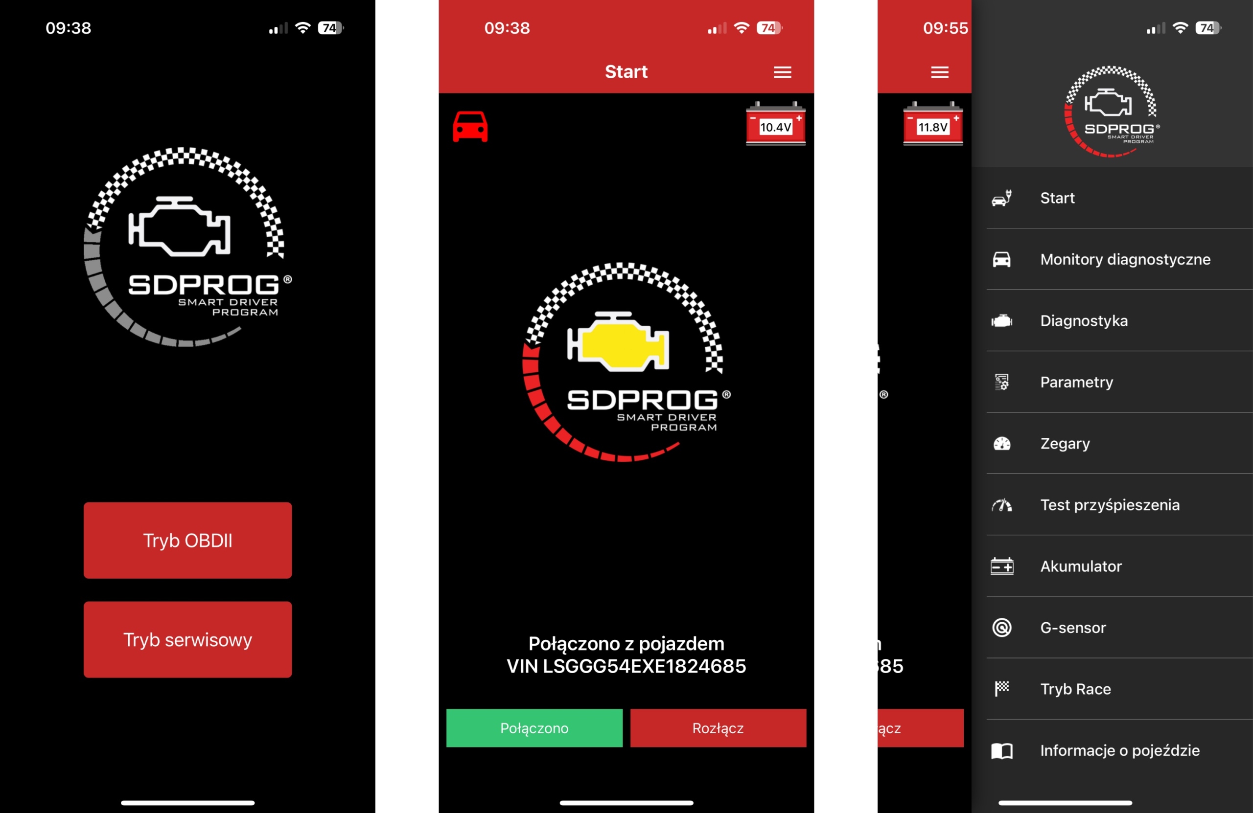 Program do diagnostyki VOLVO SDPROG + interfejs iCar PRO BT 3 OBDII Android Marka SDPROG
