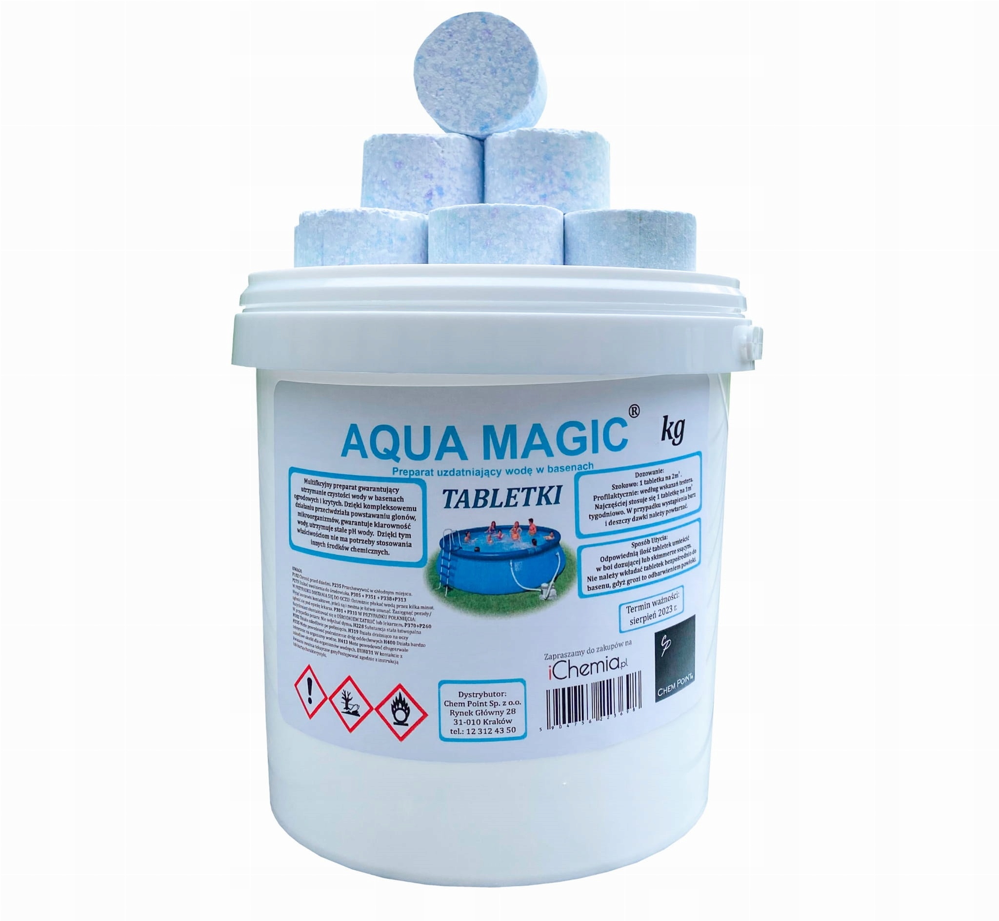 Aqua Magic Tabletki 6w1 Chlor do Basenów 5KG