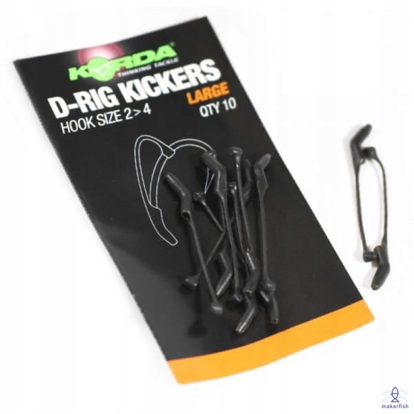 Korda D-Rig Kickers Green Medium Hak 4-6