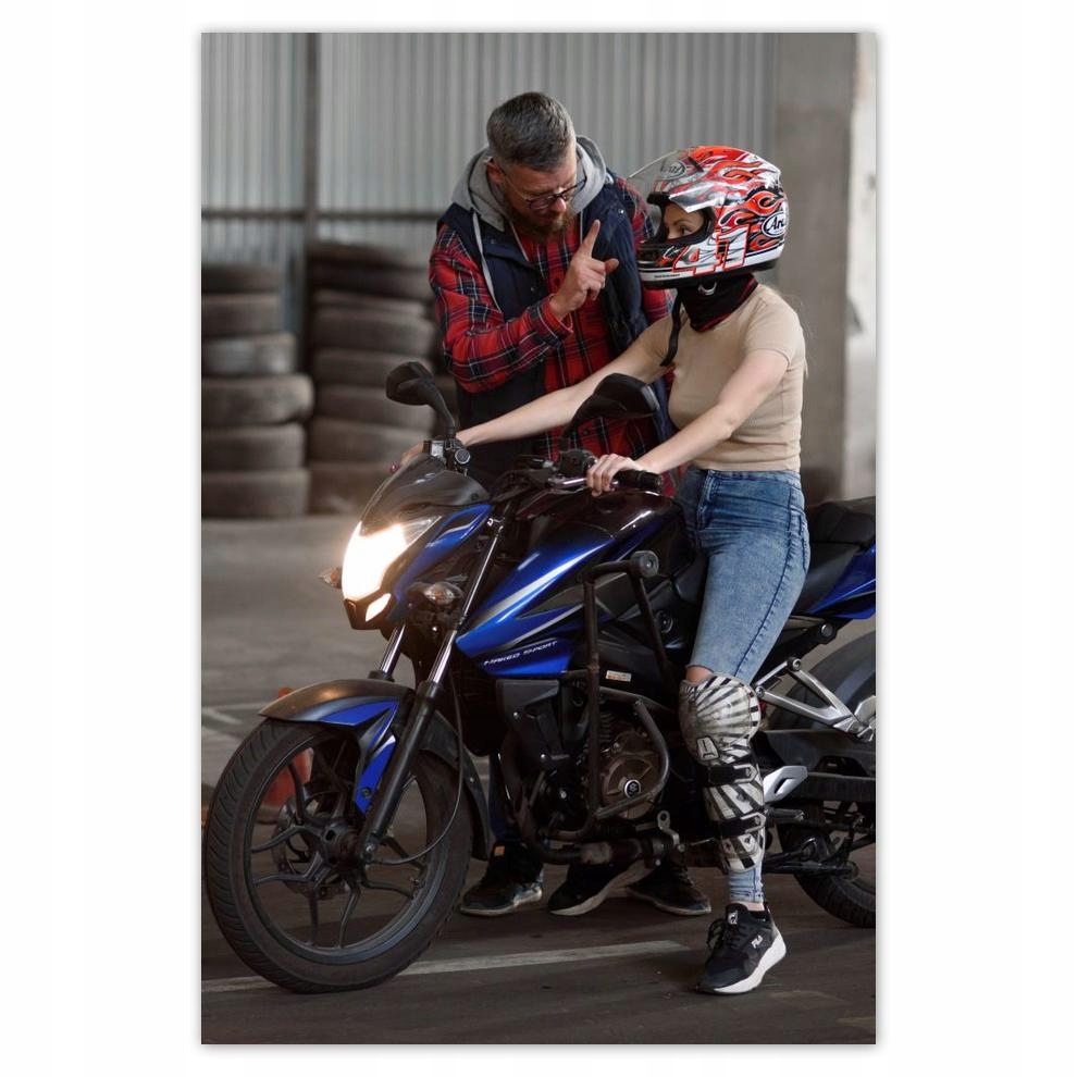 

Plakat 40x60 Nauka jazdy Motocykl