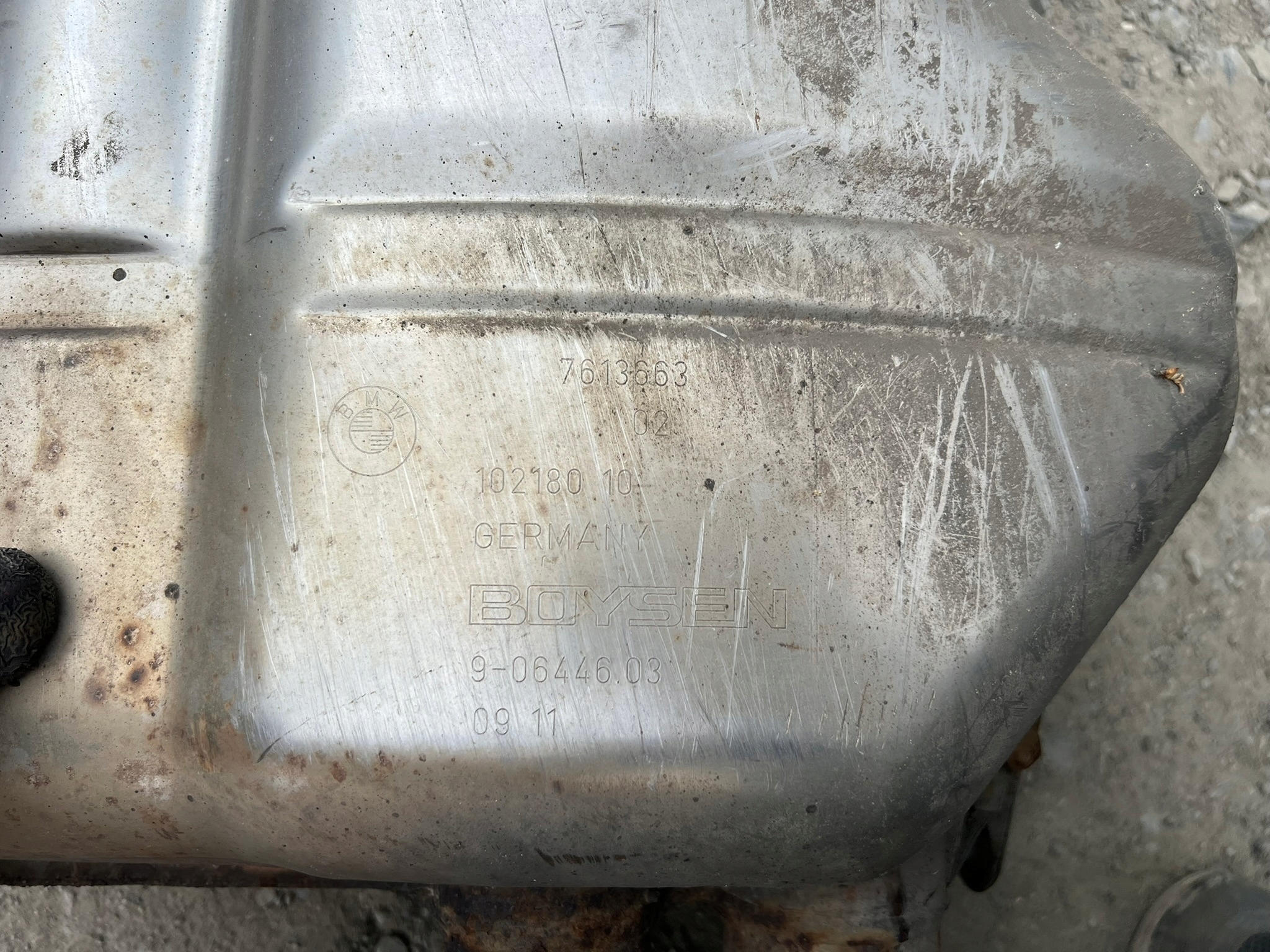 глушитель BMW Z4 ROADSTER (E89) 7613663